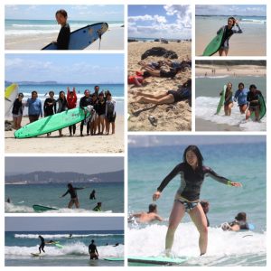 surfing